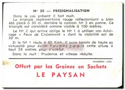 Przedświetlenie — N° 30 — Volumétrix - Lyon — Rewers