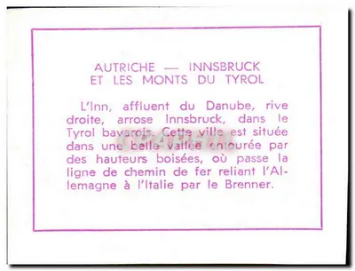 Oostenrijk : Innsbruck en de bergen van Tirol — Editie — Achterkant