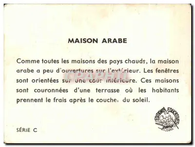 Arabische huis — Uitgever: Educatieve Uitgaven — Serie C — Achterkant