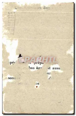 Panthère — ilustracja zwierzęca — La Blédine — Rewers
