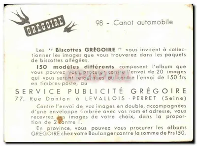 Samochodowy kajak — Grégoire — nr 98 — Rewers