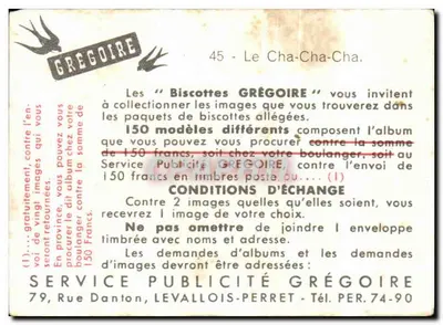 Taniec w Cha-Cha — Cha-Cha-Cha — Grégoire — Rewers