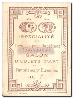 Młoda kobieta w kimono — ilustracja japońska — Seugnot Konfekcja, 28 Rue du Bac, Paryż — Rewers