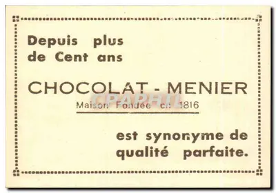 Budapeszt — Panorama — Kolekcja Chocolat-Menier — N° 307 — Rewers
