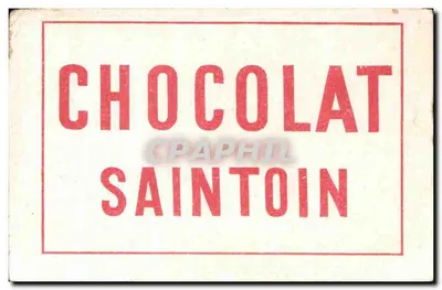 Trzy myszy — ilustracja — Chocolat Saintaintoin — Rewers