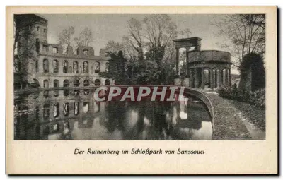 Ruínas do Ruinenberg no parque do castelo de Sanssouci — editor C/1410