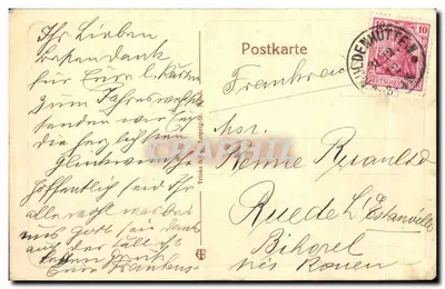Freiberg i. S. — Torre Donat — Trinks & Co. Leipzig, número de série não visível — Verso
