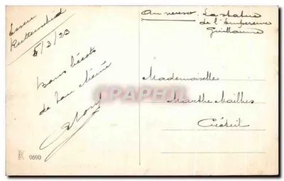 Essen — Pomnik cesarza Wilhelma — wydawca K 9690 — Rewers