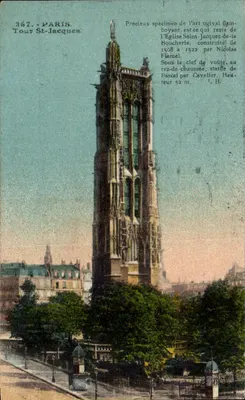 Torre St-Jacques — Paris — L. Boisson, editor, n° 367