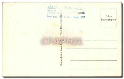 Kurort Oybin — Hochwaldbaude 752 m — Photowerkstätte Bruno Schäfer, Bismarckstr. 10, Schlesien — Verso