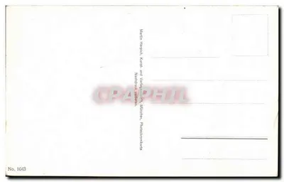 Händlinghütte (Wewnętrzna) przy Linderhof — wnętrze niewielkiej chatki z wielkim drzewem i świecami — Martin Herpich, nr 1043 — Rewers
