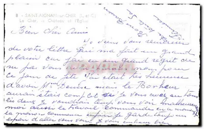 Saint-Aignan-sur-Cher — Zamek i Kościół — Gaby — Rewers
