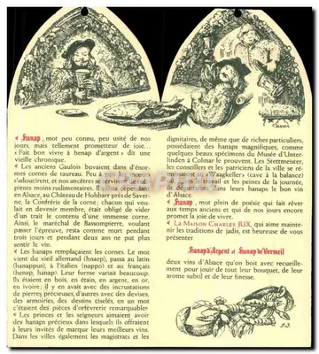 Hanap de Prata — Vin da Alsácia selecionado — Charles Jux, Viticultor-Comerciante, Colmar (Haut-Rhin) — Verso