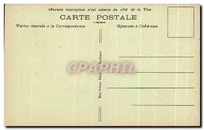 Cauterets — Vista geral tirada do Mamelon Vert — B. R. — Verso