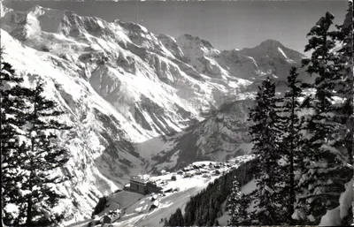Mürren 1650 m — Ebnelluh-Mitteghorn-Breithorn — Thor & Gyger
