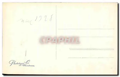 Genebra - Jle d. J. Rousseau e Mont Blanc — Phototype Co. Montreux, n° 7014 — Verso