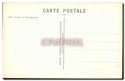 Kloster Montmajour — Ruiny klasztoru — Fotografia George, Arles-sur-Rhône — Rewers