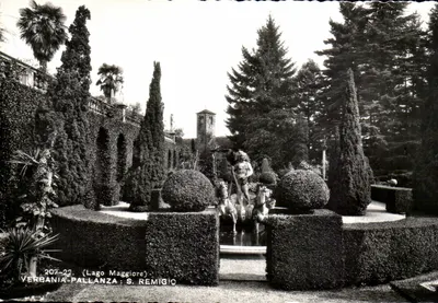 Jardim de S. Remigio em Verbania-Pallanza — Lago Maggiore — editor Brunner, n° 207-22