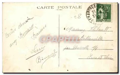 Chartres (E-et-L.) - Katedra - Widok z mostu Mainvilliers — Rewers