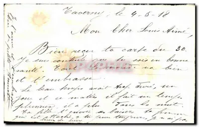 Lírio — Poema e folhas pressionadas — L.R. Paris - B.S.G.D.G. — Verso