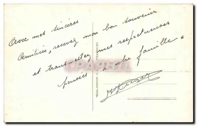 Publiczny ogród — Chennevières — Wydawca: C. A. STRAUBURG — Rewers