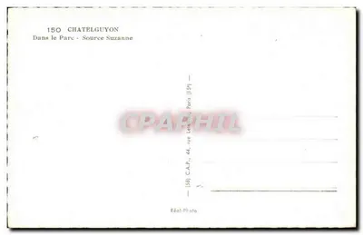 Fonte Suzanne — Châtelguyon — Réal-Photo — Verso