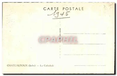 Châteauroux (Indre) — Katedra — C. Macon — Rewers