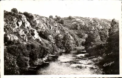 Os Rochos de Griffours sobre o Argenton — Argenton-sur-Dronne — Edição Girardeau n°4.190