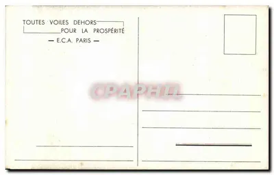 Europa — All Our Colours to the Mast — E.C.A. Paris — Verso