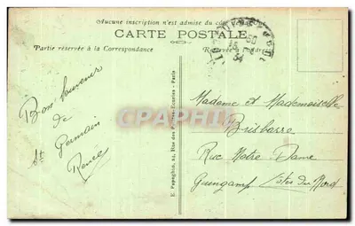 St-GERMAIN-en-LAYE (S.-et-O.) — Las Terrazas del Castillo — Editor E. Papeghin, n°9 — Reverso