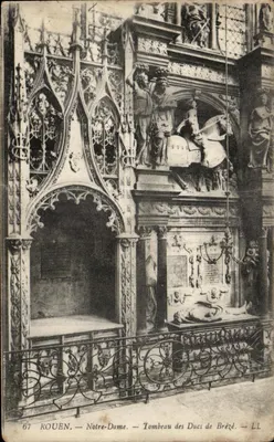 Rouen — Notre-Dame — Tombeau des Ducs de Brézé — LL