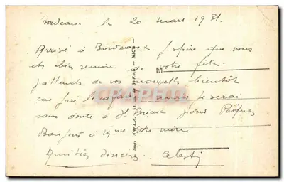 Bordeaux — As Colunas Rostrais — editor anônimo, n° 2227 — Verso