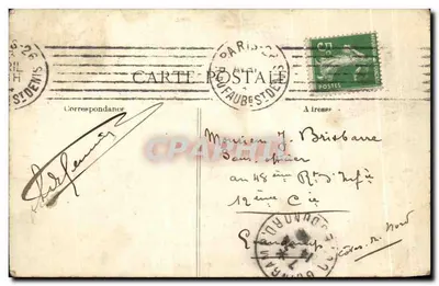 PARIS – Avenue de l’Opéra — Uitgever E.P.D. n° 4050 — Achterkant