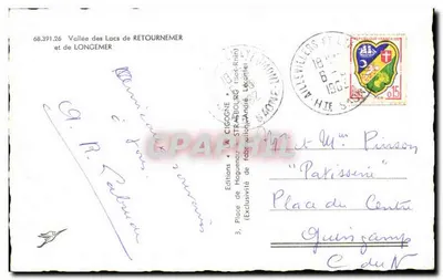 Valle dei Laghi di Retournemer e Longemer — La Cigogne — Edizioni di Haguenau — Verso