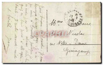 Lourdes - Bazylika - Widok zbudowany z Fortu Fort — Rewers