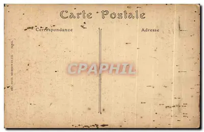 Castelo da PREVALLAYE (Ille-et-Vilaine) — Velha Porta notável por suas esculturas — J. Sonar, Editor, Rennes — Verso
