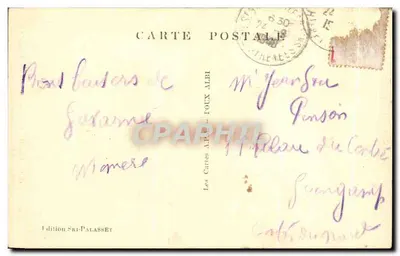 Gouffre de l'Échelle — Exacte locatie van de ramp van 13 augustus 1928 — Editie Ski-Palasset, n°11 — Achterkant
