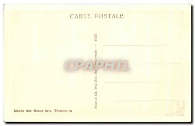 Święta Christine — Francesco Zurbaran — Muzeum Sztuk Pięknych w Strasburgu — Rewers