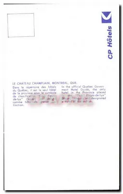 Zamek Champlain — Montreal, Quebec — CP Hôtels — Rewers