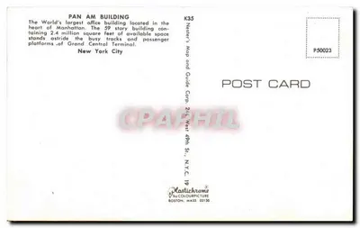 Pan Am Building — New York City — Nester's Map and Guide Corp. K35 — Reverso