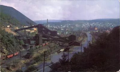 Wilkes-Barre — região das minas de carvão da Pensilvânia — Mebane Greeting Card Co.