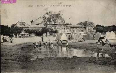 Royan — Le Casino et la Plage — Saisod, n°2846
