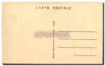O Cantal pitoresco — Um glaciar no Col de Rombière — Éditions Malroux-Laborie et Dujarrat - Aurillac — Verso