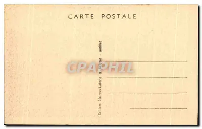 Widok na szczyt Plomb-du-Cantal — 1858 m — Wydawca: Malcous-Laborie et Delprat, Aurillac — Rewers