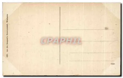 Wiesbaden, Kurhaus-Gartenseite — vista del edificio e del lago — editore van den Boogaart, n° 0153 — Verso