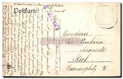 Berlin — Pałac Reichstag z pomnikiem Zwycięstwa — wydawca nieznany — Rewers