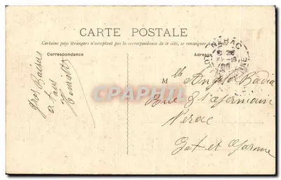 Bordeaux - A Caixa de Economia - O Monumento « Gloria Victis » — Verso