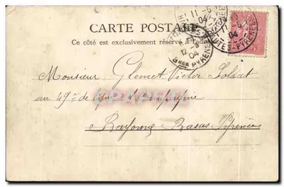 Jardim Massey — O Museu — A. Villatte, Tarbes 10807, 12 — Verso