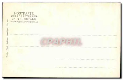 Düsseldorf — Kunsthalle — editor Union Postale Universelle, n° 436 — Verso