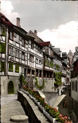 Meersburg am Bodensee — No Bärenbrunnen — editor não visível